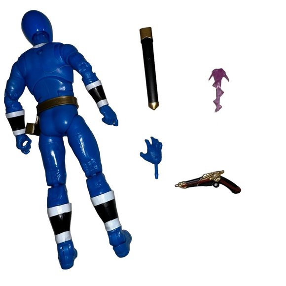 Open Power Rangers Cestro Blue Lightning Collection Alien Rangers Aquitar Figure - Picture 8 of 8